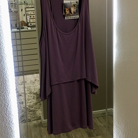 💜🎉 Lola & Sophie Tiered Tank sz M - Picture 2 of 3